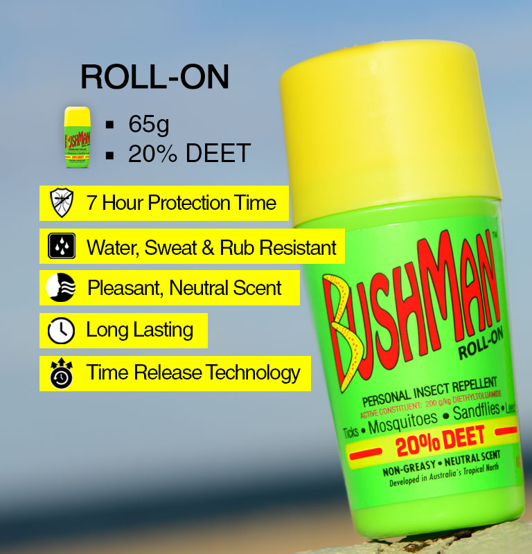 Bushman roll-on information